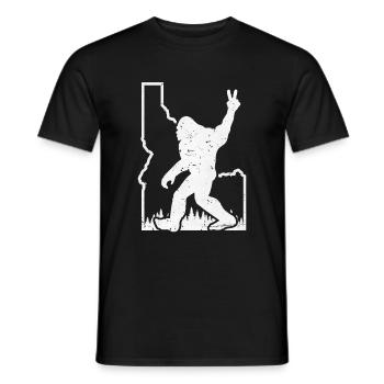 Idaho Berge Weinlese - Männer T-Shirt - Schwarz - Vorne - AI Model Male 178 light (178cm)