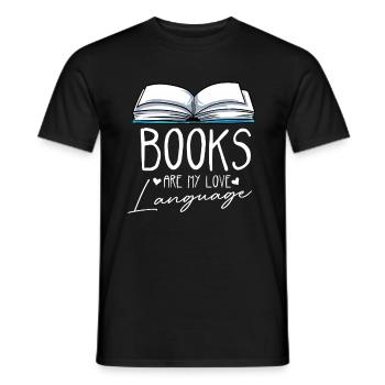 Lesen - Männer T-Shirt - Schwarz - Vorne - AI Model Male 178 light (178cm)