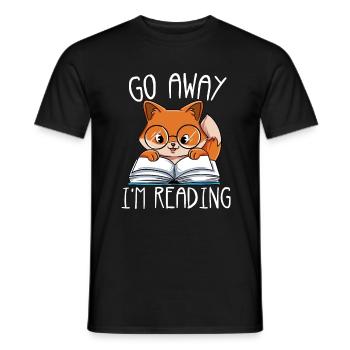 Lesen - Männer T-Shirt - Schwarz - Vorne - AI Model Male 178 light (178cm)