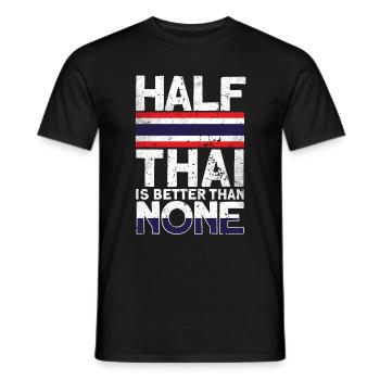 Thailand - Männer T-Shirt - Schwarz - Vorne - AI Model Male 178 light (178cm)