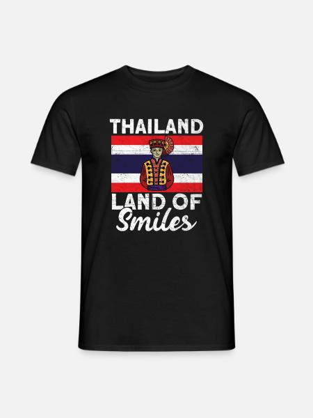 Thailand - Männer T-Shirt - Schwarz