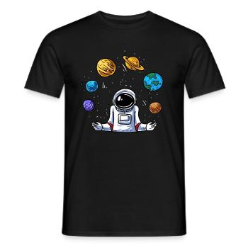 Jonglieren - Männer T-Shirt - Schwarz - Vorne - AI Model Male 178 light (178cm)