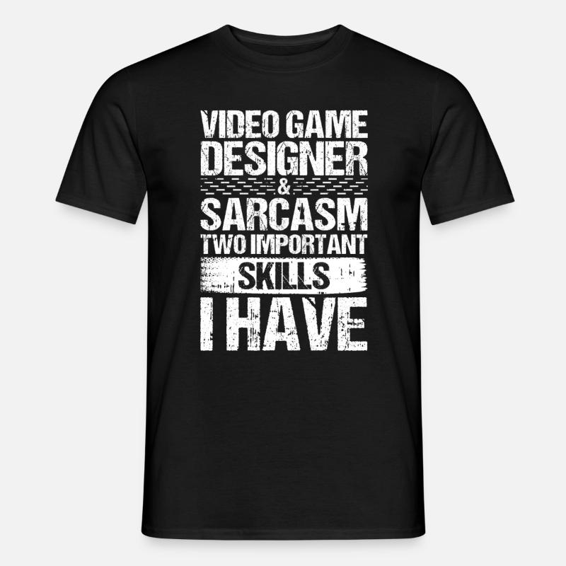 Video Game Designer - Männer T-Shirt - Schwarz