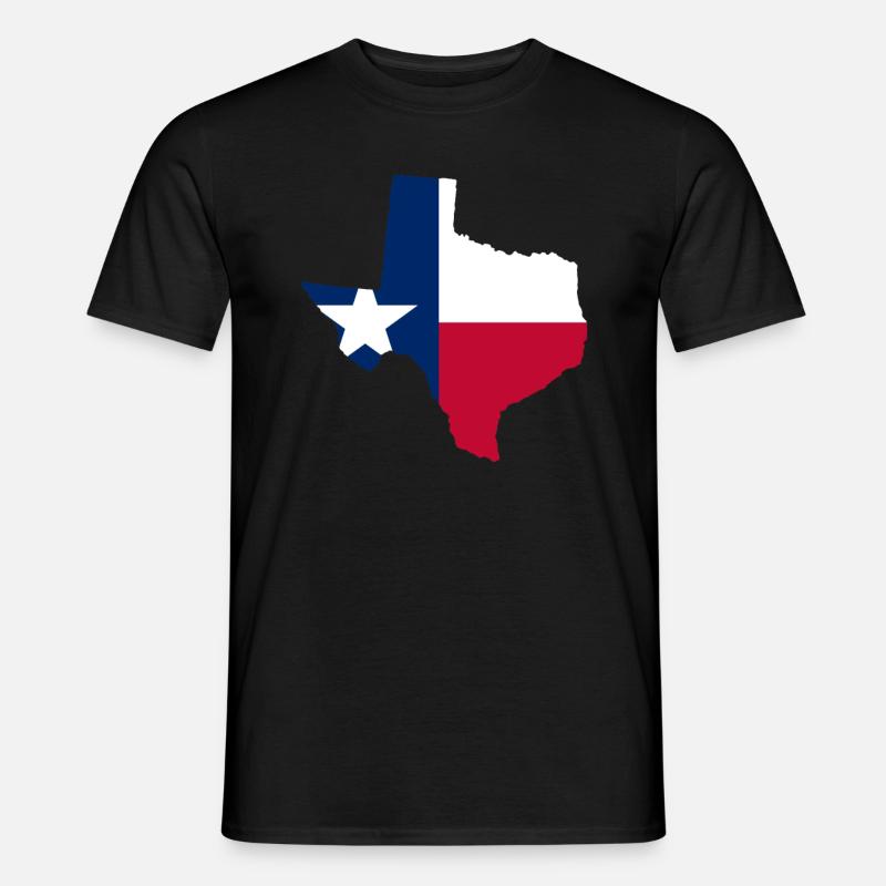 Texas haus geschenk - Männer T-Shirt - Schwarz