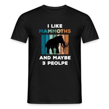 Mammut - Männer T-Shirt - Schwarz - Vorne - AI Model Male 178 light (178cm)