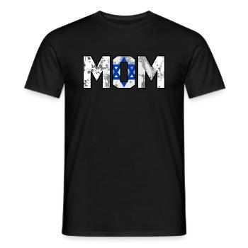 Israël - T-shirt homme - noir - Devant - AI Model Male 178 light (178cm)