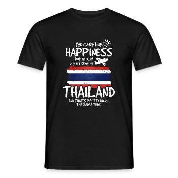 Thailand - Men's T-Shirt - black - Front - AI Model Male 178 light (178cm)