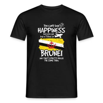 Brunei - Männer T-Shirt - Schwarz - Vorne - AI Model Male 178 light (178cm)