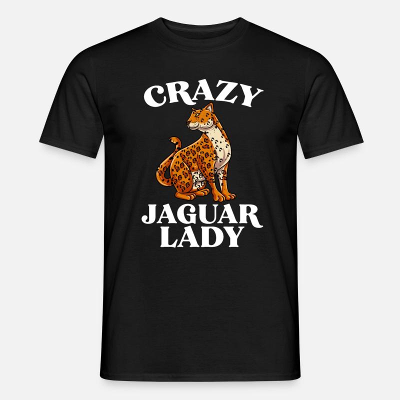 Jaguar Geschenkidee - Männer T-Shirt - Schwarz