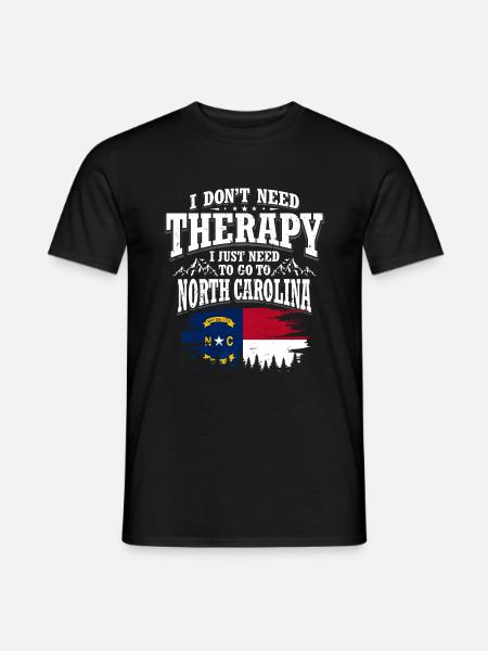 North Carolina - Men's T-Shirt - black
