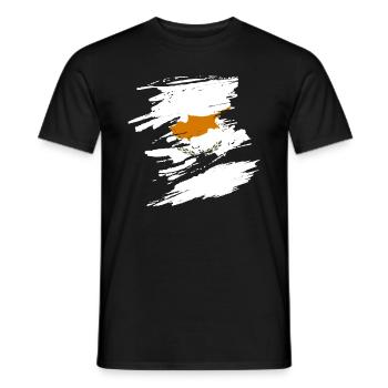 Zypern - Männer T-Shirt - Schwarz - Vorne - AI Model Male 178 light (178cm)