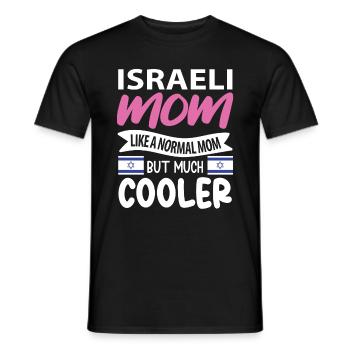 Israel - Men's T-Shirt - black - Front - AI Model Male 178 light (178cm)