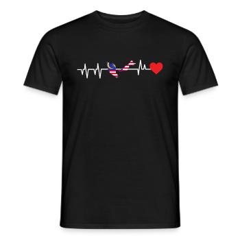 Malaisie - T-shirt homme - noir - Devant - AI Model Male 178 light (178cm)