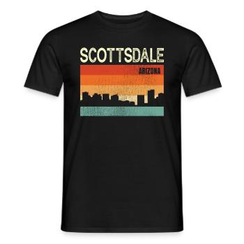 Scottsdale Arizona - T-shirt homme - noir - Devant - AI Model Male 178 light (178cm)