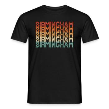 Birmingham, Alabama - Männer T-Shirt - Schwarz - Vorne - AI Model Male 178 light (178cm)
