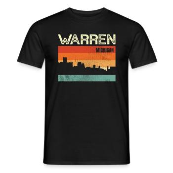 Labyrinth - Männer T-Shirt - Schwarz - Vorne - AI Model Male 178 light (178cm)