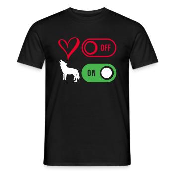 Kojotenjagd Kojote Geschenk - Männer T-Shirt - Schwarz - Vorne - AI Model Male 178 light (178cm)
