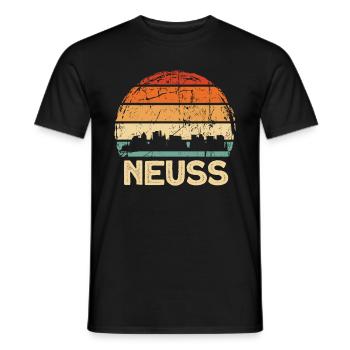 Neuss - T-shirt homme - noir - Devant - AI Model Male 178 light (178cm)