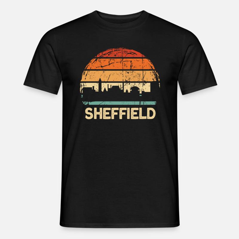 Sheffield - Männer T-Shirt - Schwarz