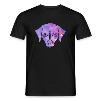 Whippet - Men's T-Shirt - black - Front - AI Model Male 178 light (178cm)
