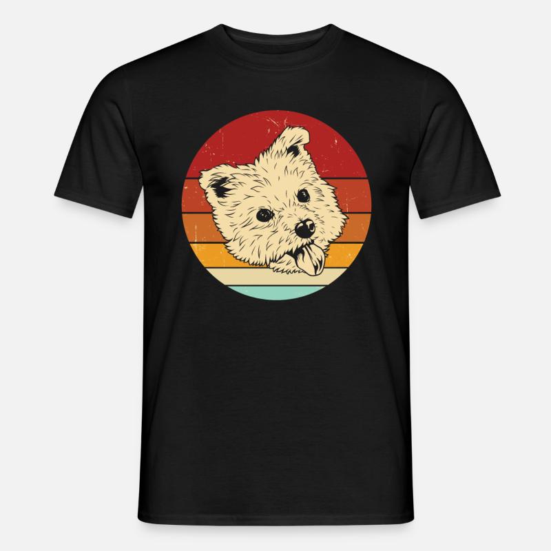 West highland terrier - Männer T-Shirt - Schwarz