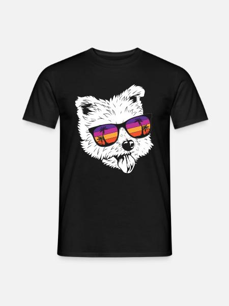 West highland terrier - Männer T-Shirt - Schwarz