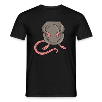 Rat Costume - Men's T-Shirt - black - Front - AI Model Male 178 light (178cm)