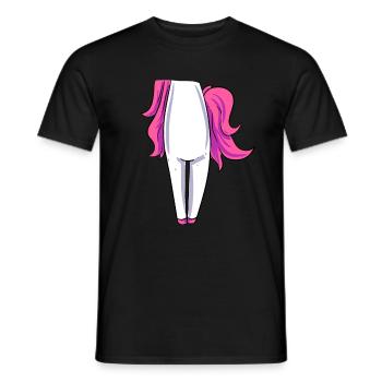 Unicorn Costume - Men's T-Shirt - black - Front - AI Model Male 178 light (178cm)