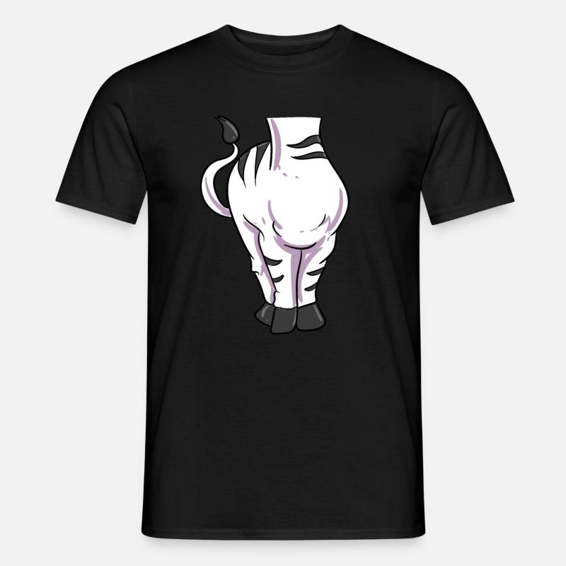 Zebra Kostüm - Männer T-Shirt - Schwarz