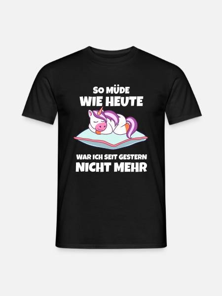 Positiv getestet für Müdes Siegel - Männer T-Shirt - Schwarz