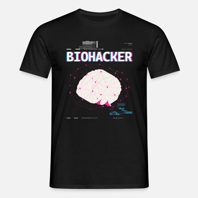 Biohacker Biohacking - Men's T-Shirt - black