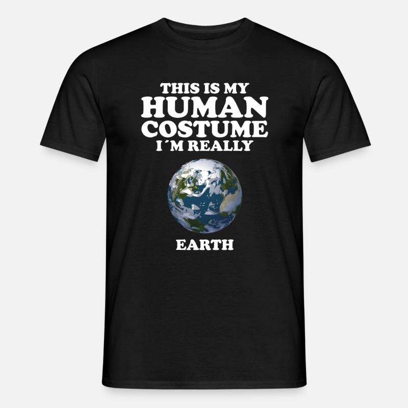 Erde - Männer T-Shirt - Schwarz