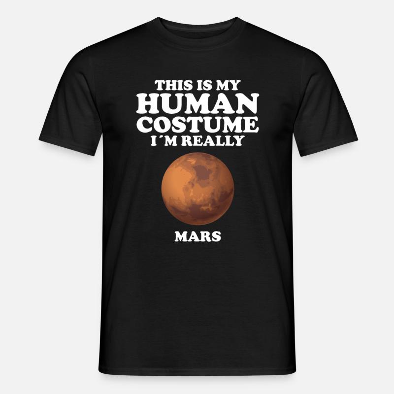 Mars - Männer T-Shirt - Schwarz