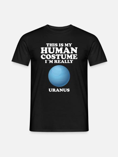 Uranus - T-shirt homme - noir