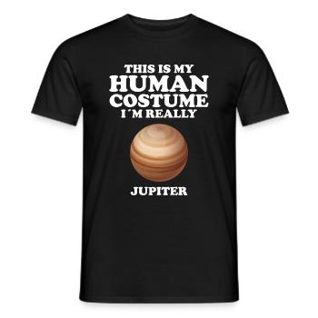 Jupiter - Men's T-Shirt - black - Front - AI Model Male 178 light (178cm)