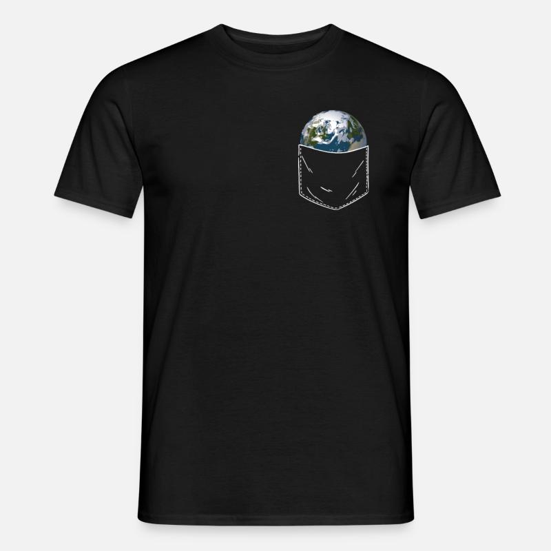 Erde - Männer T-Shirt - Schwarz