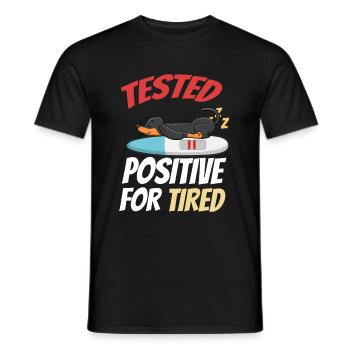 Sleeping Sweet Gift - Men's T-Shirt - black - Front - AI Model Male 178 light (178cm)