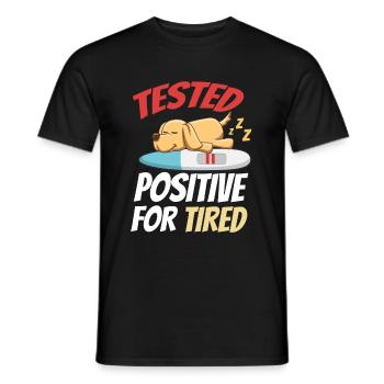 Sleeping Sweet Gift - Men's T-Shirt - black - Front - AI Model Male 178 light (178cm)