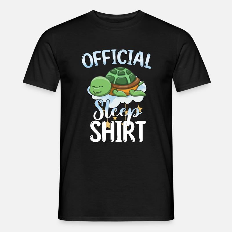 Schlafen Süß Geschenk - Männer T-Shirt - Schwarz