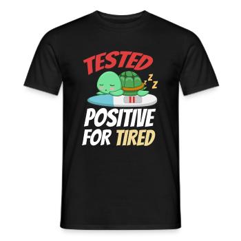 Sleeping Sweet Gift - Men's T-Shirt - black - Front - AI Model Male 178 light (178cm)