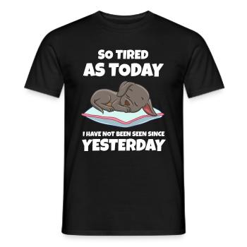 Sleeping Sweet Gift - Men's T-Shirt - black - Front - AI Model Male 178 light (178cm)