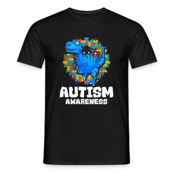Cadeau autisme autisme - T-shirt homme - noir - Devant - AI Model Male 178 light (178cm)