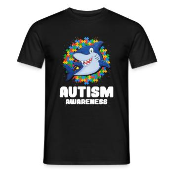 Cadeau autisme autisme - T-shirt homme - noir - Devant - AI Model Male 178 light (178cm)