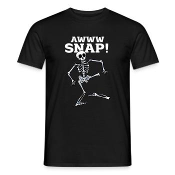Ein Bein Witz Humor Geschenk - Männer T-Shirt - Schwarz - Vorne - AI Model Male 178 light (178cm)