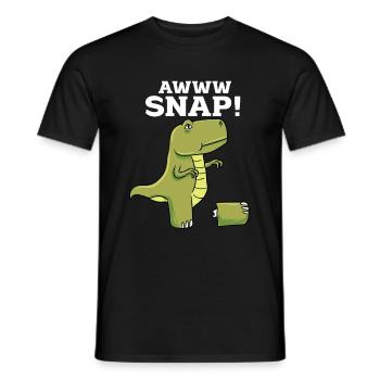 Ein Bein Witz Humor Geschenk - Männer T-Shirt - Schwarz - Vorne - AI Model Male 178 light (178cm)