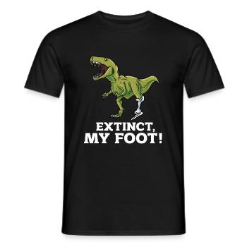 Ein Bein Witz Humor Geschenk - Männer T-Shirt - Schwarz - Vorne - AI Model Male 178 light (178cm)