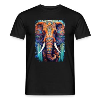 Mammut - Männer T-Shirt - Schwarz - Vorne - AI Model Male 178 light (178cm)