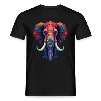 Mammut - Männer T-Shirt - Schwarz - Vorne - AI Model Male 178 light (178cm)