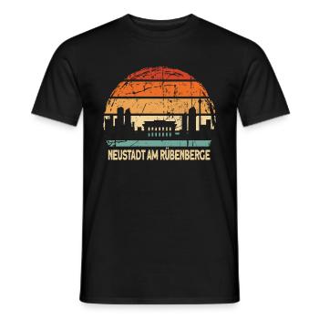 Neustadt am Rübenberge - Männer T-Shirt - Schwarz - Vorne - AI Model Male 178 light (178cm)