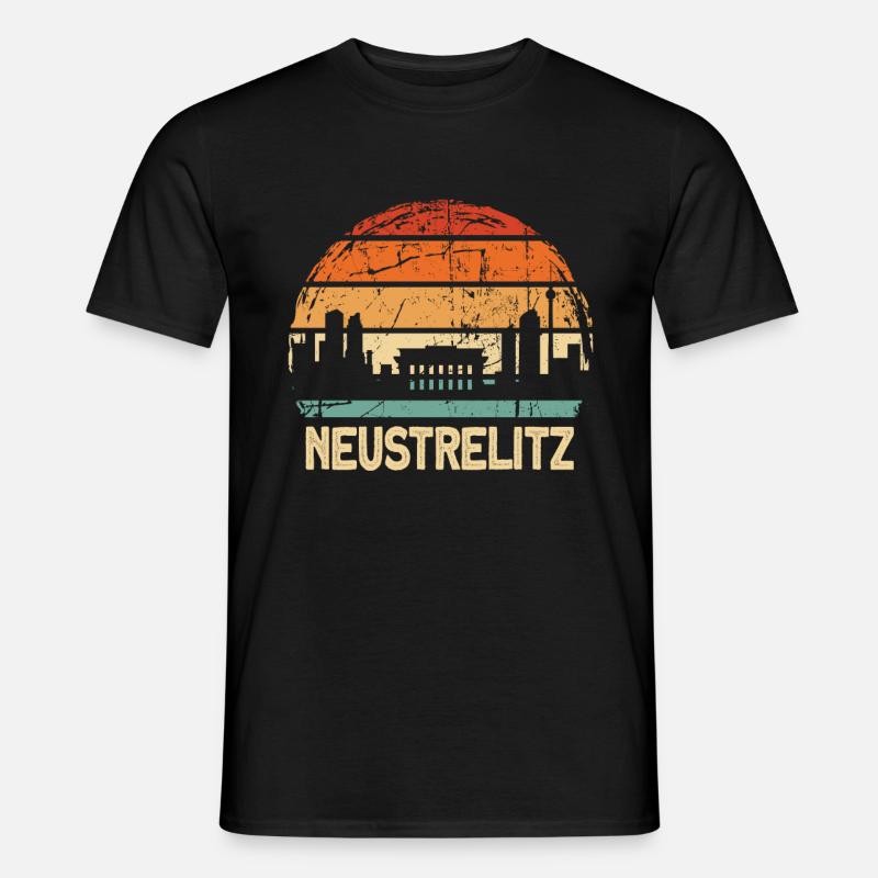 Neustrelitz - Men's T-Shirt - black